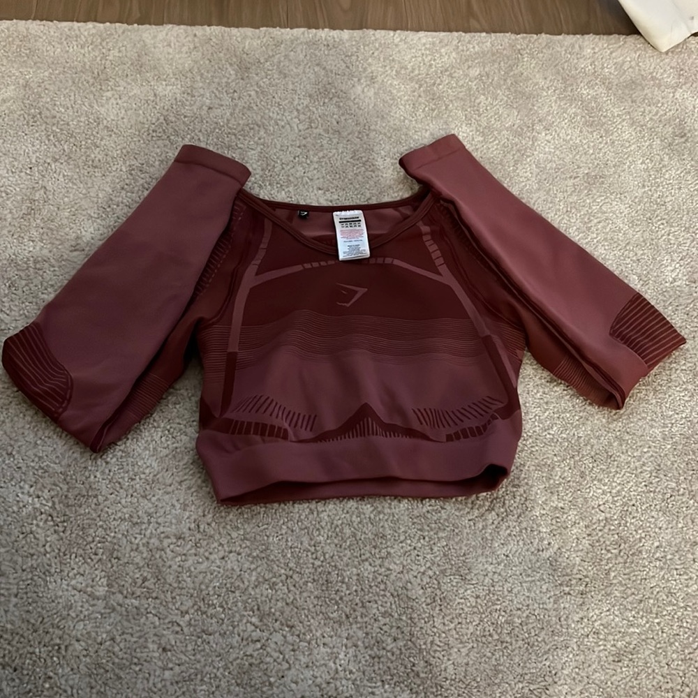 gymshark geo long sleeve